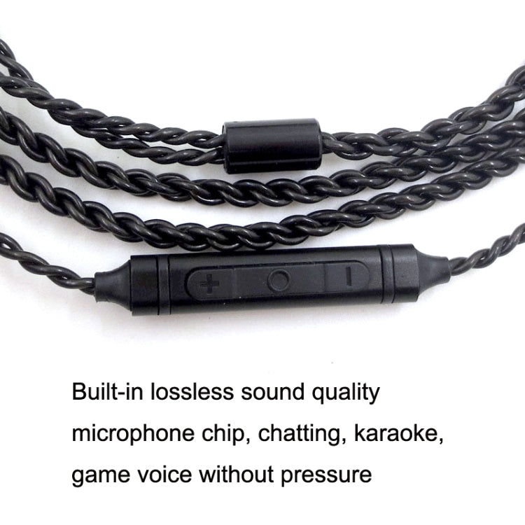 For IE Interface Headphone Cable With Microphone Upgrade Cable - Headset Accessories by PMC Jewellery | Online Shopping South Africa | PMC Jewellery | Buy Now Pay Later Mobicred