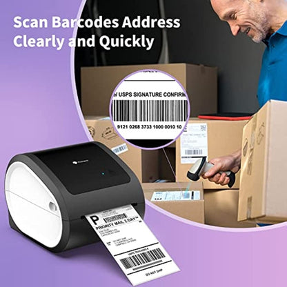 Phomemo D520-BT Bluetooth Thermal Shipping Label Printer Wireless Desktop Printer For Barcode Address Labels, Size: US(Pink White) - Printer by Phomemo | Online Shopping South Africa | PMC Jewellery | Buy Now Pay Later Mobicred