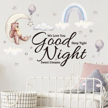 2pcs/set 25x70cm Cartoon Wall Stickers Kids Room Background Decoration Stickers(ZSZ2851-W) - Sticker by PMC Jewellery | Online Shopping South Africa | PMC Jewellery