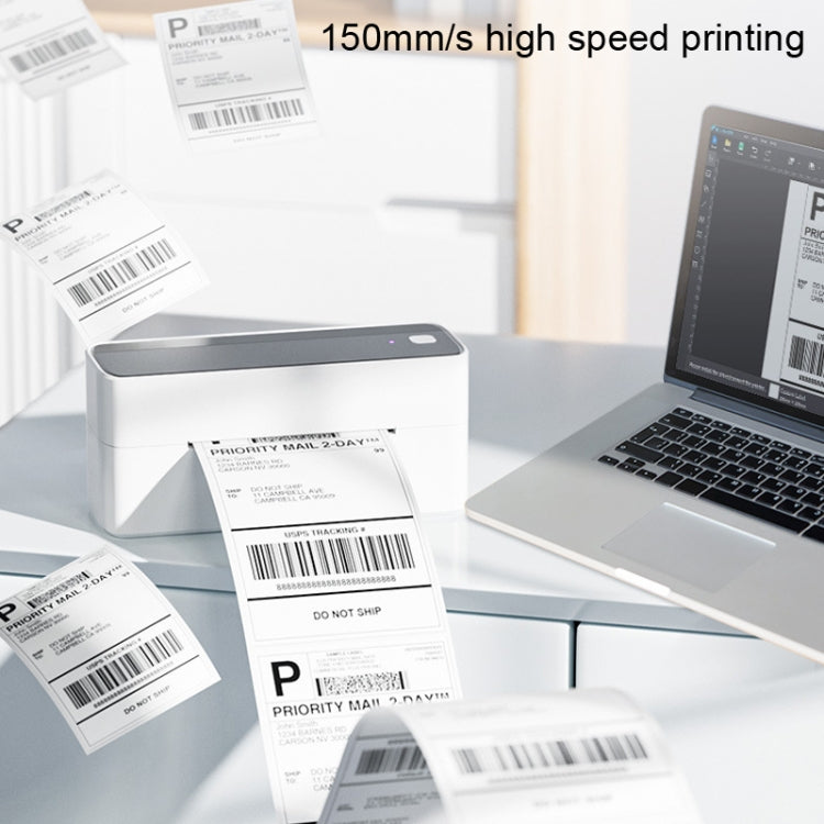 Phomemo PM241-BT Bluetooth Address Label Printer Thermal Shipping Package Label Maker, Size: EU(White Purple) - free shipping - PMC TechLife - Order now!