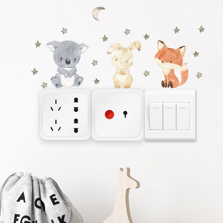 Cartoon Animal Switch Sticker Children Room Decoration(BR-S001) - Sticker by PMC Jewellery | Online Shopping South Africa | PMC Jewellery