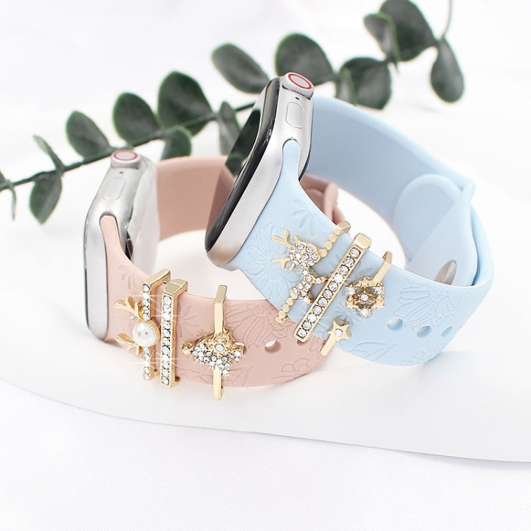 3pcs/Set Smart Watch Silicone Watch Band Decoration Ring(2) - free shipping - PMC TechLife - Order now!