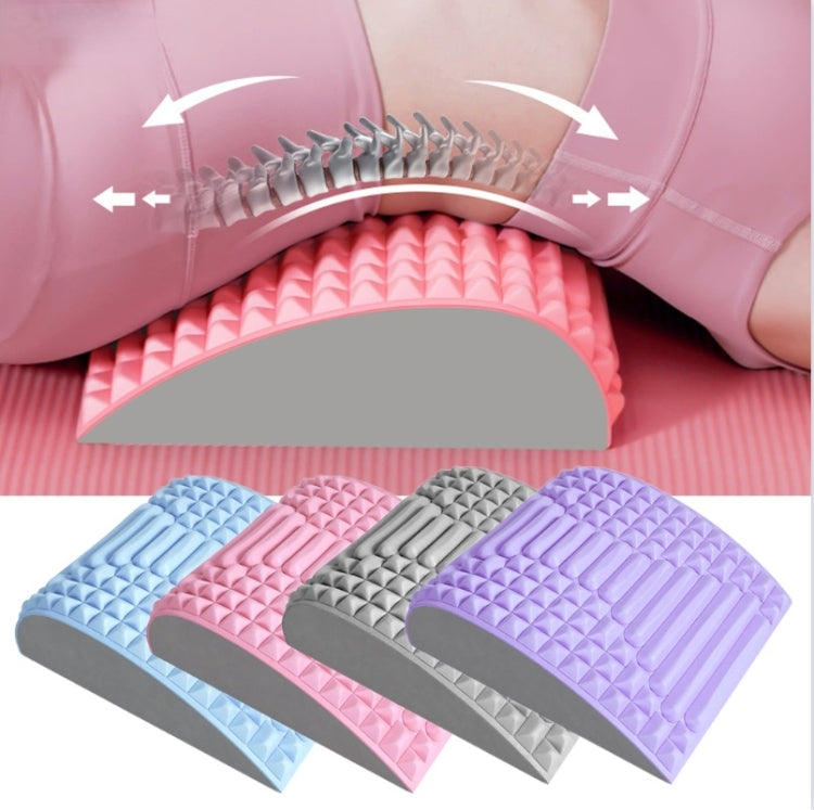 Lumbar Relaxing Massager Spinal Corrective Stretch Exercise Aid, Specification: Solid Color (Blue) - free shipping - PMC TechLife - Order now!