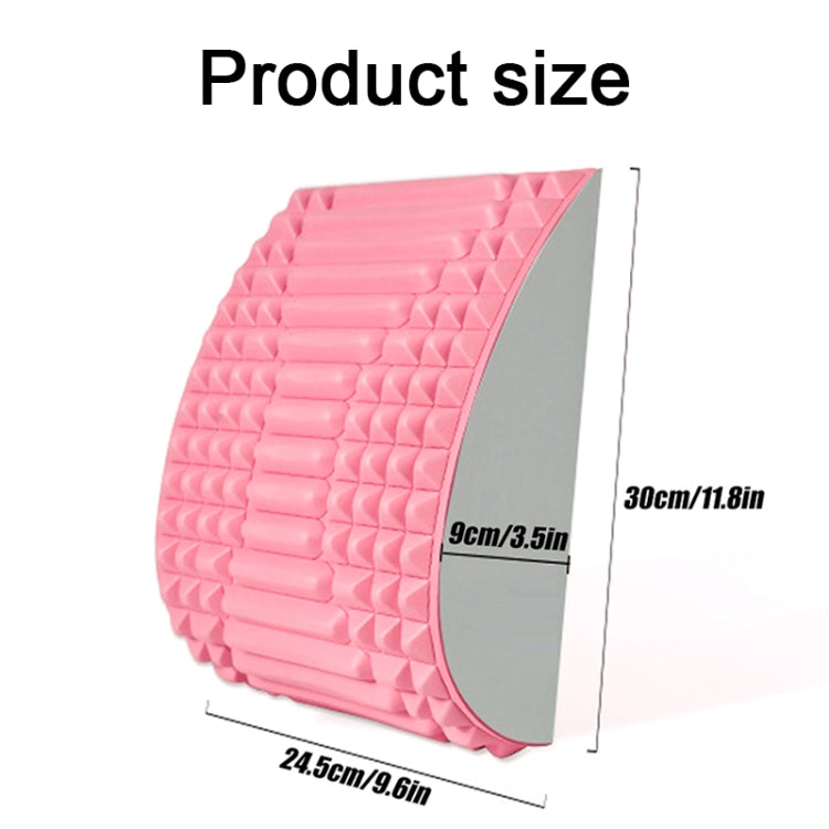 Lumbar Relaxing Massager Spinal Corrective Stretch Exercise Aid, Specification: Solid Color (Pink) - free shipping - PMC TechLife - Order now!