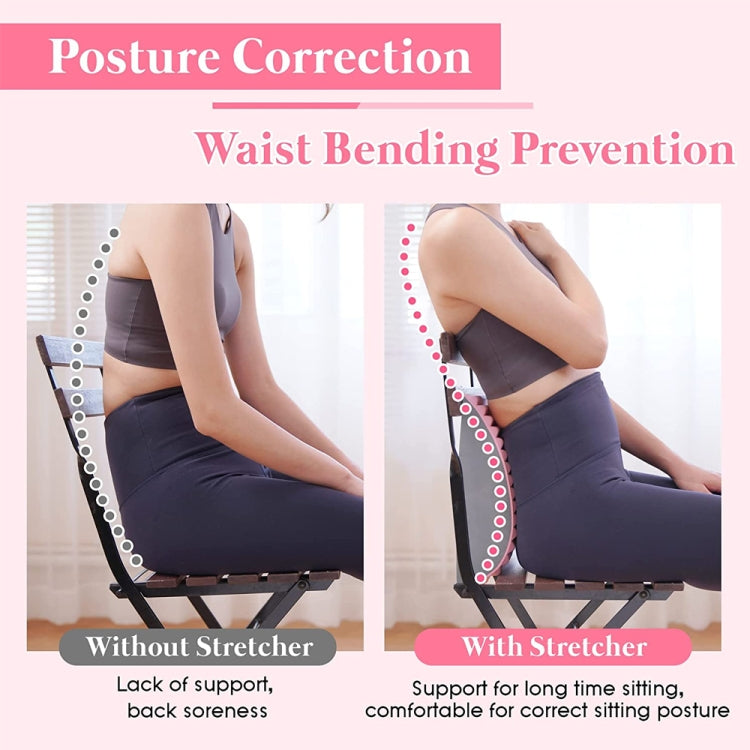 Lumbar Relaxing Massager Spinal Corrective Stretch Exercise Aid, Specification: Solid Color (Gray) - free shipping - PMC TechLife - Order now!