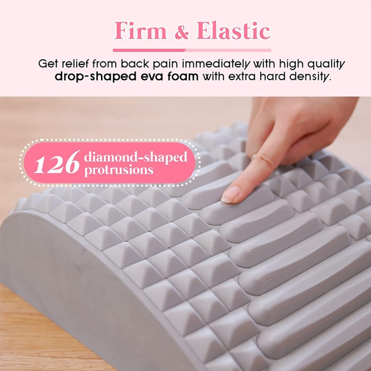 Lumbar Relaxing Massager Spinal Corrective Stretch Exercise Aid, Specification: Color Matching (Gray) - free shipping - PMC TechLife - Order now!