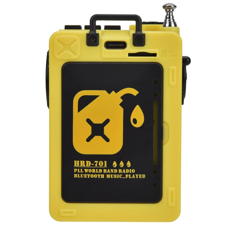 HanRongda HRD-701 Portable Full Band Radio Subwoofer Bluetooth TF Card Digital Display Radio(Khaki) - free shipping - PMC Jewellery - Order now!