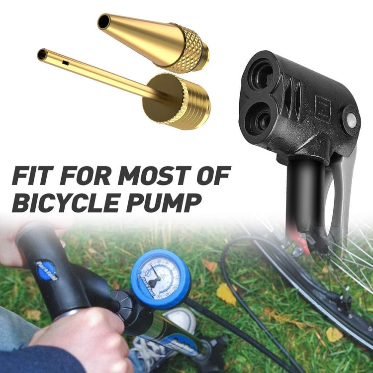 3sets 4 in 1 Gold SV/AV/DV Bicycle Valve Adapter Set Bike Ball Pump Accessories - Tire Valve Caps by PMc TechLife | Online Shopping South Africa | PMc TechLife | Buy Now Pay Later Mobicred