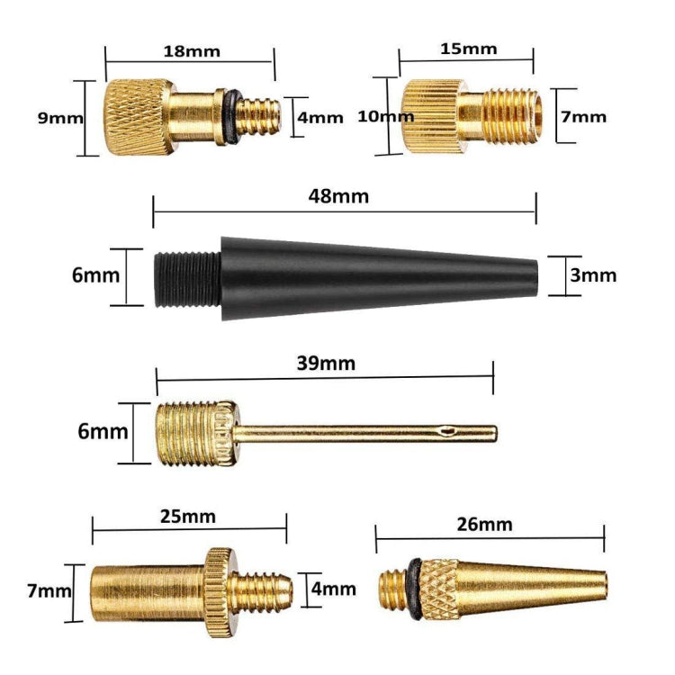 3sets 3 in 1 SV/AV/DV Bicycle Valve Adapter Set Bike Ball Pump Accessories - Tire Valve Caps by PMc TechLife | Online Shopping South Africa | PMc TechLife | Buy Now Pay Later Mobicred