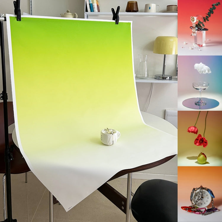 78x106cm Gradient Background Paper Photography Portrait Photo Props(East Dawning) - Gradient Color by PMC TechLife | Online Shopping South Africa | PMC TechLife | Buy Now Pay Later Mobicred
