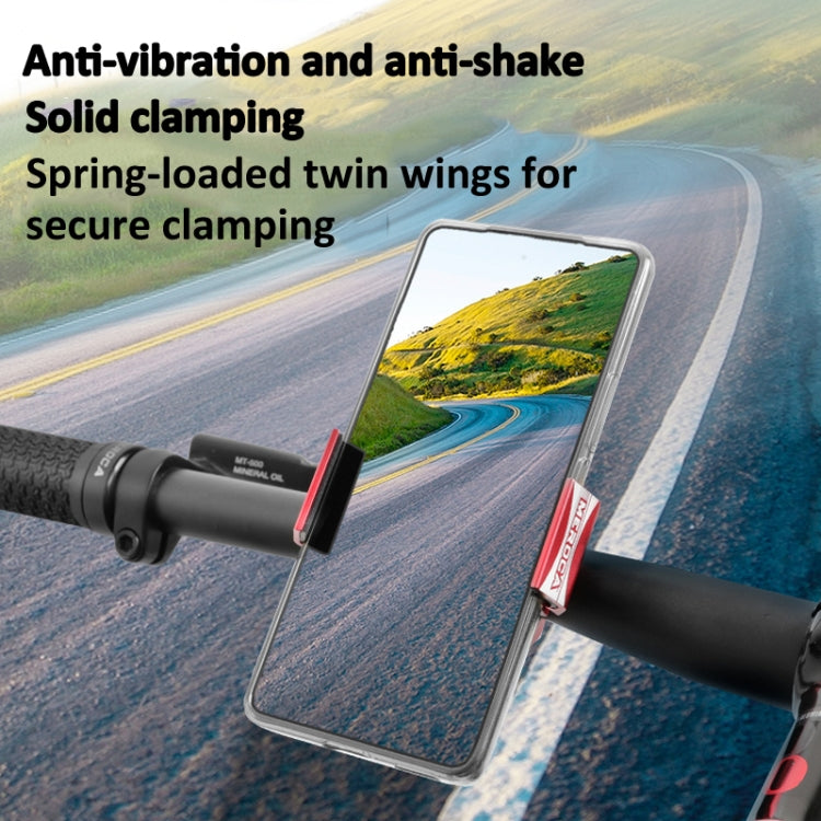 Ring Shape Bicycle Aluminum Alloy Mobile Phone Holder Motorcycle Navigation Bracket(Black) - Holders by PMC TechLife | Online Shopping South Africa | PMC TechLife | Buy Now Pay Later Mobicred