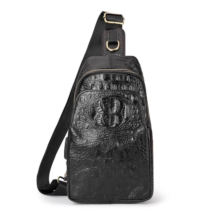 HUMERPAUL Men Shoulder Bag Leather Crossbody Bag(Black) - free shipping - PMC TechLife - Order now!