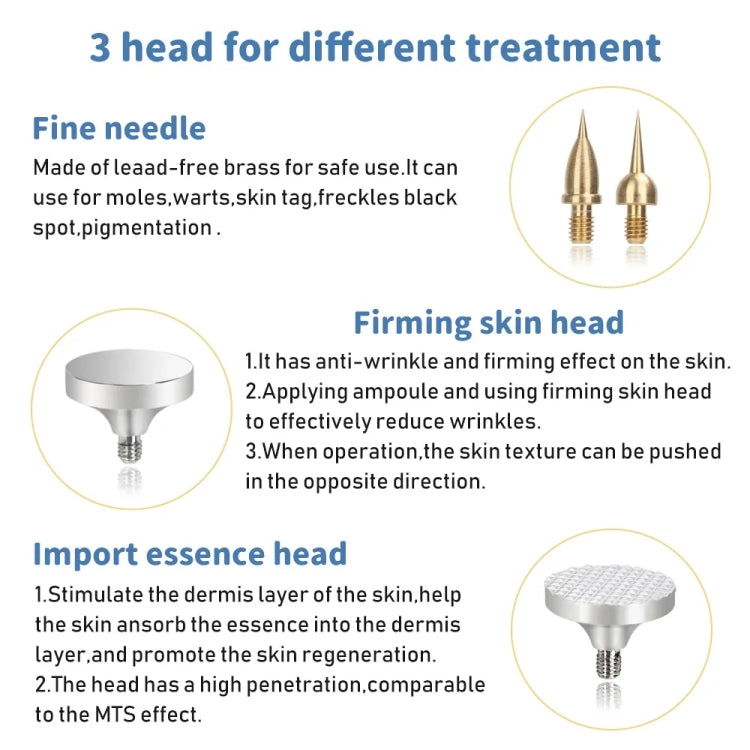 Spot Mole Pen Spot Removal Instrument Home Beauty Instrument, Spec: Plug-in Model EU(Silver) - free shipping - PMC TechLife - Order now!