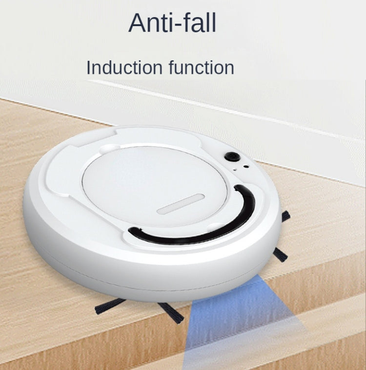 3-in-1 1800pa Smart Cleaning Robot Rechargeable Auto Robotic Vacuum Dry Wet Mopping Cleaner(White) - Robot Vacuum Cleaner by PMC Jewellery | Online Shopping South Africa | PMC Jewellery | Buy Now Pay Later Mobicred