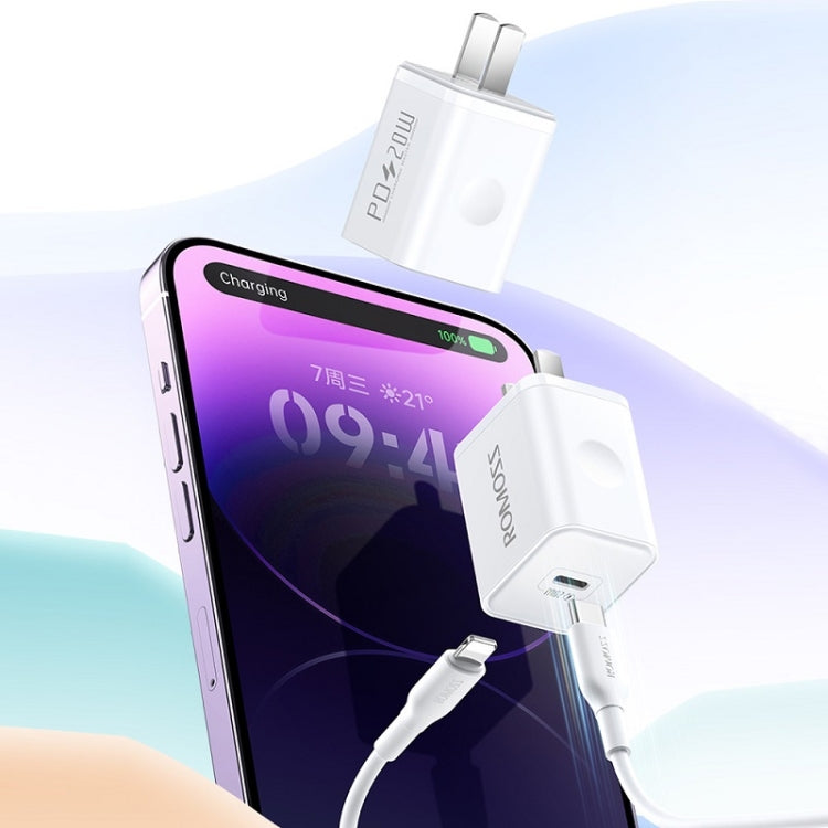 ROMOSS PD20W Fast Charger For Apple/Huawei And Xiaomi, CN Plug, Style: Double-port - USB Charger by ROMOSS | Online Shopping South Africa | PMC Jewellery