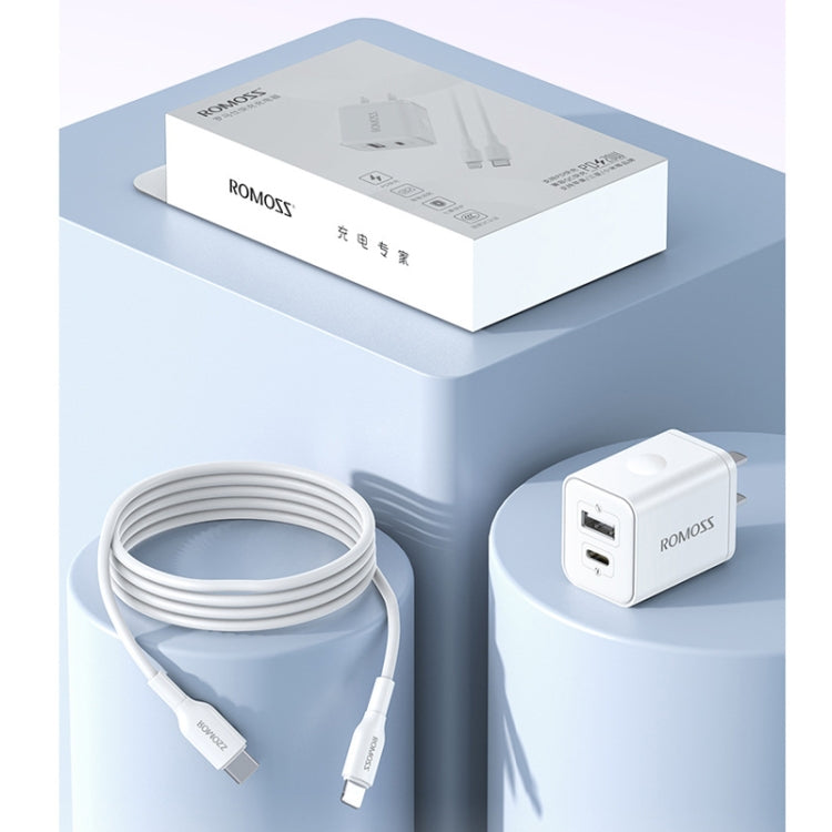 ROMOSS PD20W Fast Charger For Apple/Huawei And Xiaomi, CN Plug, Style: Double-port - USB Charger by ROMOSS | Online Shopping South Africa | PMC Jewellery