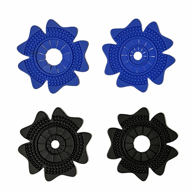 4sets Car Universal Wiper Hole Protective Cover PVC Dustproof Snowproof Wiper Pad(Blue Big Hole) - Others by PMC TechLife | Online Shopping South Africa | PMC TechLife | Buy Now Pay Later Mobicred