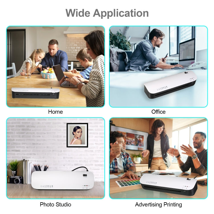 Osmile SL299 A4 Laminator Cold Hot Lamination Photo File Laminating Machine(EU Plug) - Photo Film Covering Machine by Osmile | Online Shopping South Africa | PMC TechLife | Buy Now Pay Later Mobicred