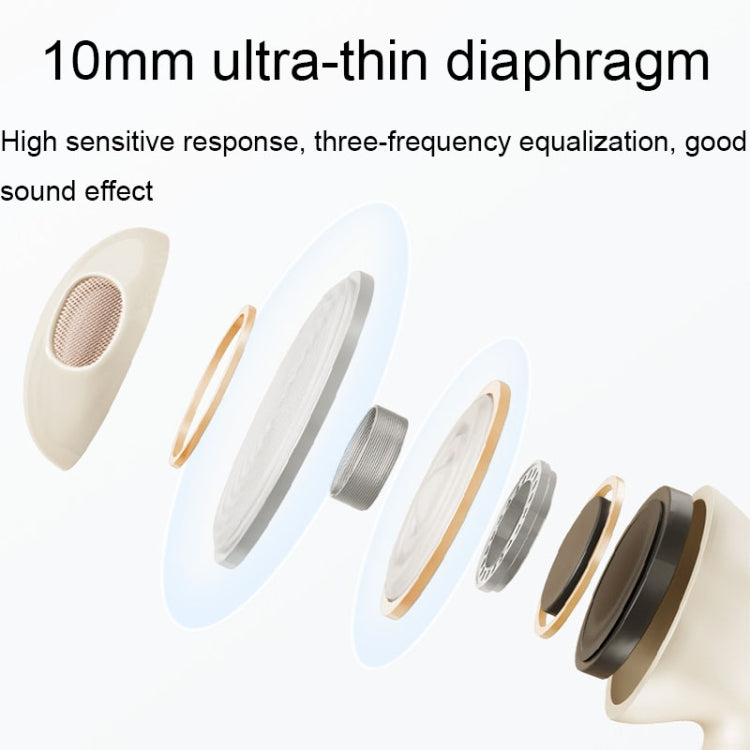 Havit S3 Merle Lite In-Ear ENC Call Noise Reduction Wireless Bluetooth Earphone(Gold White) - free shipping - PMC TechLife - Order now!