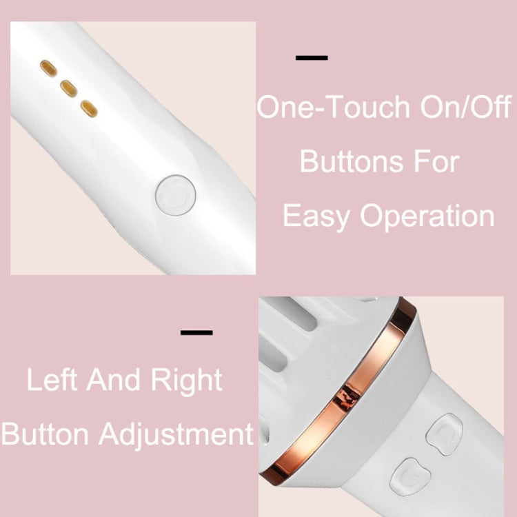 Automatic Curling Iron With Bi-Directional Rotating Ceramic Glaze Coating Hair Care, Plug: US Plug White - free shipping - PMC TechLife - Order now!