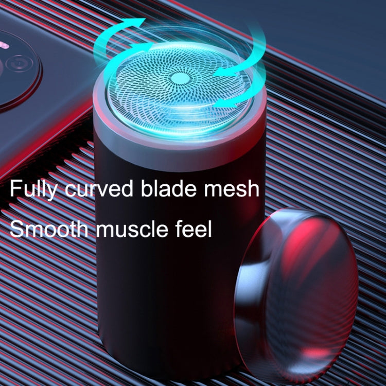 Motorized Men Mini Travel Portable Beard Razor Washable(Green) - Shavers & Accessories by PMC TechLife | Online Shopping South Africa | PMC TechLife | Buy Now Pay Later Mobicred