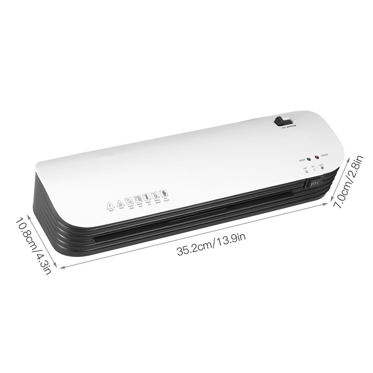 Osmile SL299 A4 Laminator Machine Set With 15 Laminating Pouches Paper Cutter Corner Rounder(UK Plug) - Photo Film Covering Machine by Osmile | Online Shopping South Africa | PMC TechLife | Buy Now Pay Later Mobicred