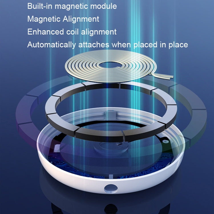 ROMOSS WF05P Phone Magnet Wireless Charger For iPhone 12 / 13 / 14 / 15Series(White) - Wireless Charger by ROMOSS | Online Shopping South Africa | PMC Jewellery | Buy Now Pay Later Mobicred