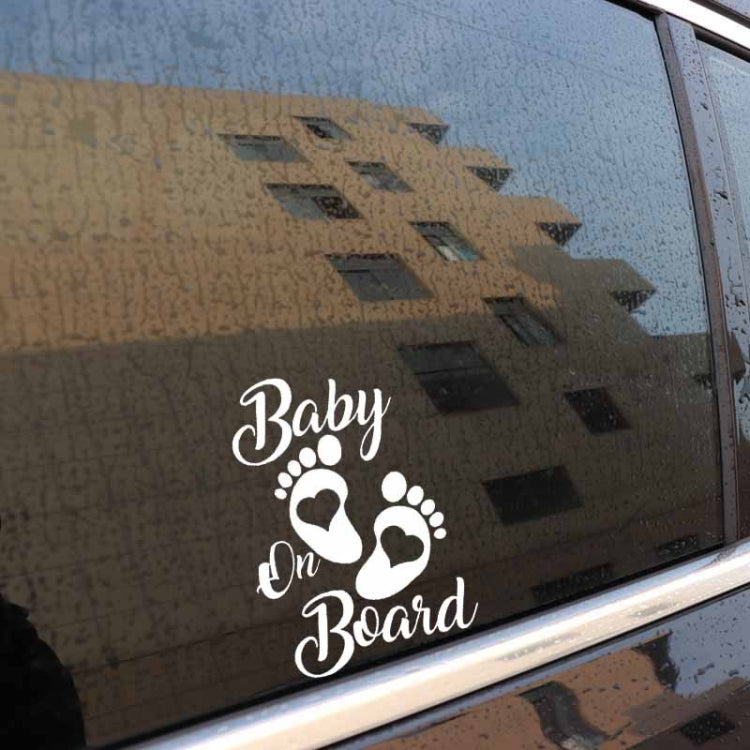 10pcs Baby On Board Warning Car Sticker Reflective Scratch Body Sticker(Laser) - free shipping - PMC TechLife - Order now!