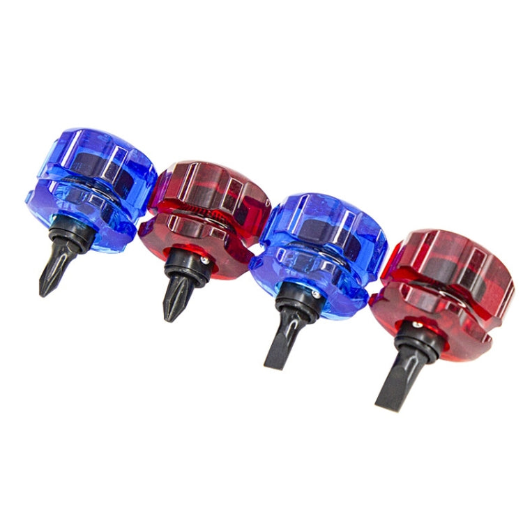 HSD HS-206 Portable Short Handle Phillips And Straight 2 In 1 Screwdriver With Magnetism - free shipping - PMc TechLife - Order now!