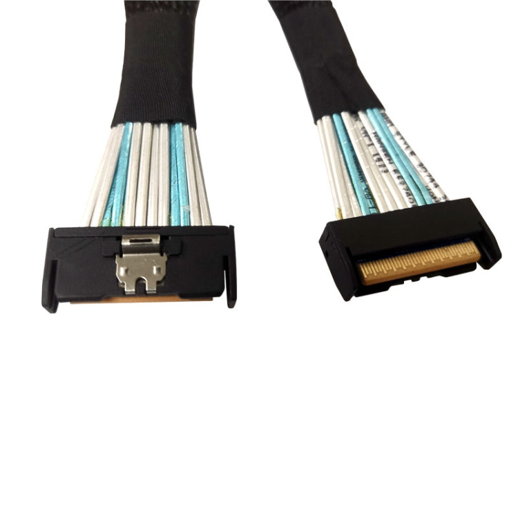 32G Transfer PCIE5.0 Slim SAS MCIO 74P  To MCIO 74P Server High Speed Turn Wiring 0.7m - Others by PMC Jewellery | Online Shopping South Africa | PMC Jewellery | Buy Now Pay Later Mobicred