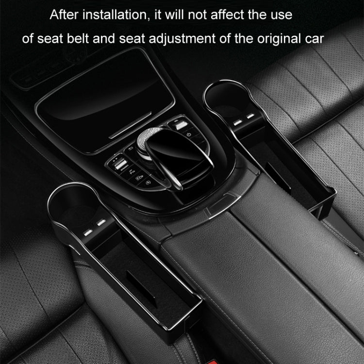 Car Seat Gap Storage Box Multifunctional Mobile Phone USB Charger, Color: QC3.0 Beige - Stowing Tidying by PMC TechLife | Online Shopping South Africa | PMC TechLife | Buy Now Pay Later Mobicred