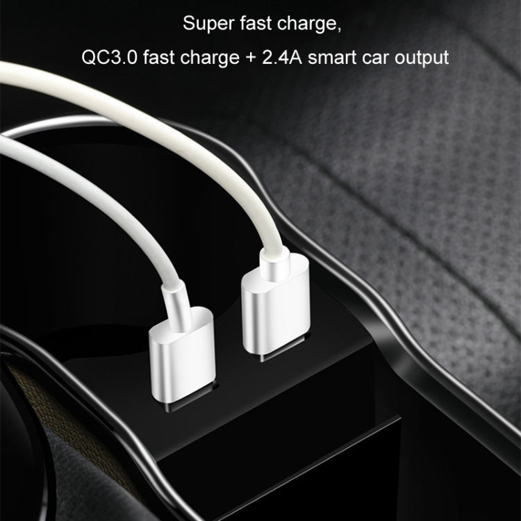 Car Seat Gap Storage Box Multifunctional Mobile Phone USB Charger, Color: Standard Brown - Stowing Tidying by PMC TechLife | Online Shopping South Africa | PMC TechLife | Buy Now Pay Later Mobicred