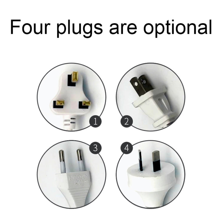 818PF 5 USB Ports + Type-C Smart Digital Display Wireless Phone Charger, Style: AU Plug (Black) - Multifunction Charger by PMC TechLife | Online Shopping South Africa | PMC TechLife | Buy Now Pay Later Mobicred