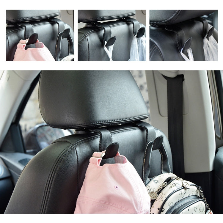 Car Hidden Multi-function Seat Back Seat Small Hook(Black Red) - Auto Fastener & Clips by PMC Jewellery | Online Shopping South Africa | PMC Jewellery | Buy Now Pay Later Mobicred