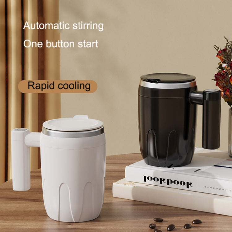 Automatic Stainless Steel Stirring Cup Portable Coffee Mug Magnetic Mug(Black) - free shipping - PMC TechLife - Order now!