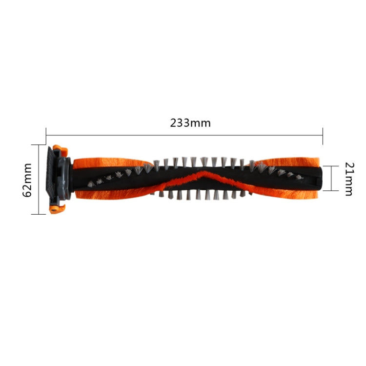 For Philips FC6822/6823/6827/6908/6906 Vacuum Cleaner Roller Brush(Orange Black) - For Philips Accessories by PMC Jewellery | Online Shopping South Africa | PMC Jewellery | Buy Now Pay Later Mobicred