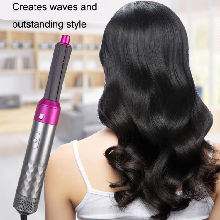 5 In 1 Hot Air Comb Automatic Curling Iron Curling & Straightening Hair Styling Comb Hair Dryer, Power: EU Plug - free shipping - PMC TechLife - Order now!