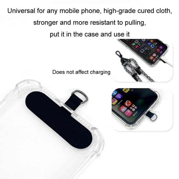 10mm Thick Rope Mobile Phone Anti-Lost Adjustable Lanyard Spacer(Dark Coffee Black Pattern) - Lanyards & Wrist Straps by PMc TechLife | Online Shopping South Africa | PMc TechLife | Buy Now Pay Later Mobicred