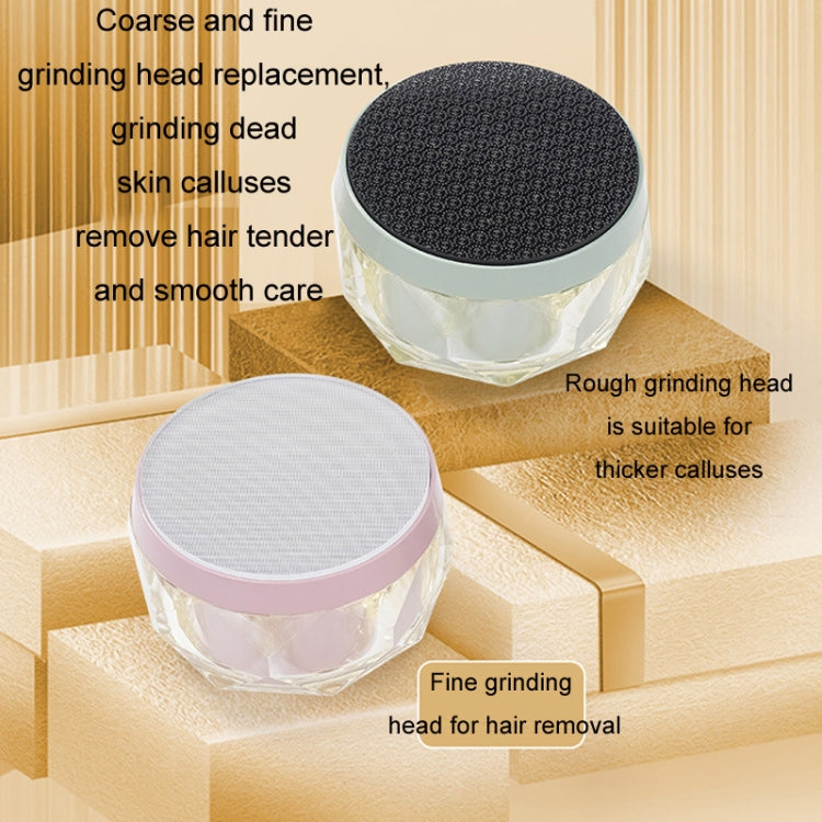2 in 1 Double-sided Foot Grinder Crystal Glass Manual Epilator(Pink) - Hair Removal by PMC TechLife | Online Shopping South Africa | PMC TechLife | Buy Now Pay Later Mobicred