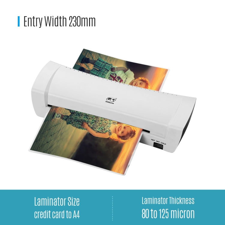 Osmile SL200 A4 Photo Cold and Hot Laminating Machine 340mm/min Speed US Plug - Photo Film Covering Machine by Osmile | Online Shopping South Africa | PMC Jewellery | Buy Now Pay Later Mobicred