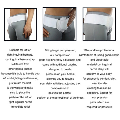 Adult Hernia Belt Groin Protection Belt, Color: Skin Color - Massage & Relaxation by PMC Jewellery | Online Shopping South Africa | PMC Jewellery