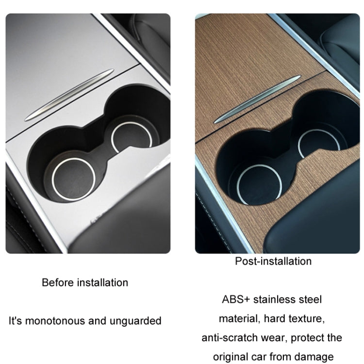 For Tesla Model3/Y Central Control Panel Modification Anti-Scratch Protective Sticker(Matt Black) - Car Interior Mouldings by PMC Jewellery | Online Shopping South Africa | PMC Jewellery | Buy Now Pay Later Mobicred