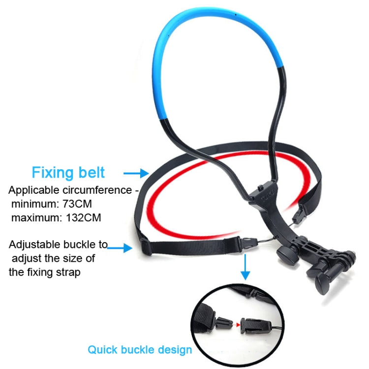 TUYU Camera Neck Holder Mobile Phone Chest Strap Mount  For Video Shooting//POV, Spec: With Phone Clip (Black) - Stand by PMC TechLife | Online Shopping South Africa | PMC TechLife | Buy Now Pay Later Mobicred