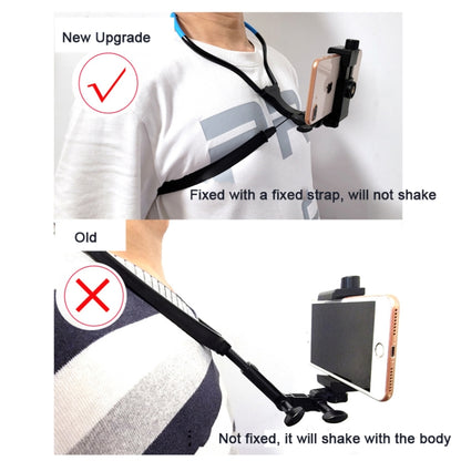 TUYU Camera Neck Holder Mobile Phone Chest Strap Mount  For Video Shooting//POV, Spec: With Phone Clip (Black) - Stand by PMC Jewellery | Online Shopping South Africa | PMC Jewellery | Buy Now Pay Later Mobicred