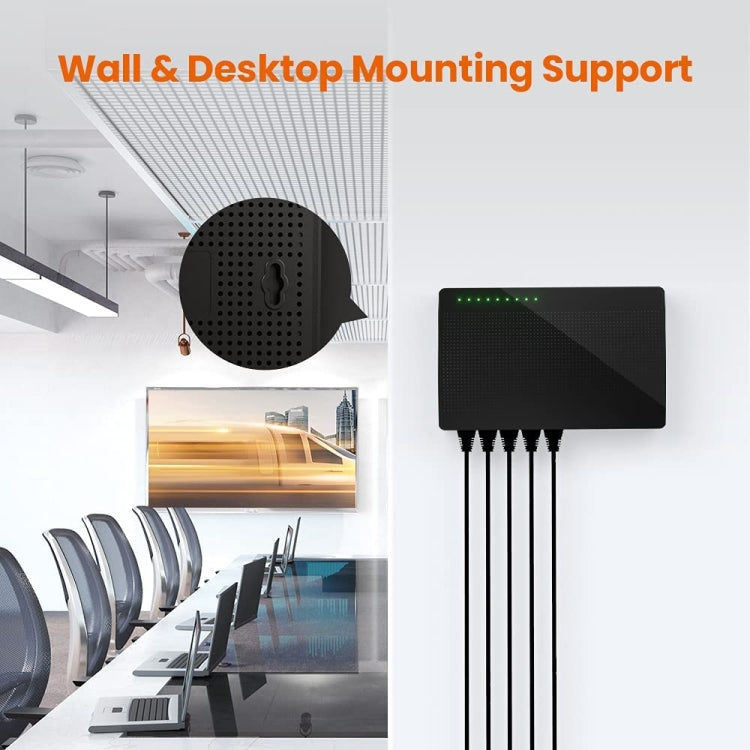 Tenda SG108 100/1000M Desktop Network Switch 8 Port Gigabit Desktop Switch Ethernet Switch LAN Hub(US Plug) - free shipping - PMC Jewellery - Order now!