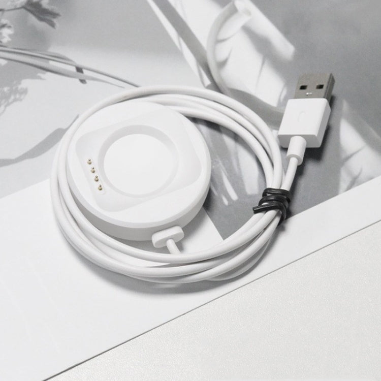 For OPPO Watch 3 Pro Watch USB Port Magnetic Charger Charging Cable(White) -  by PMC TechLife | Online Shopping South Africa | PMC TechLife | Buy Now Pay Later Mobicred