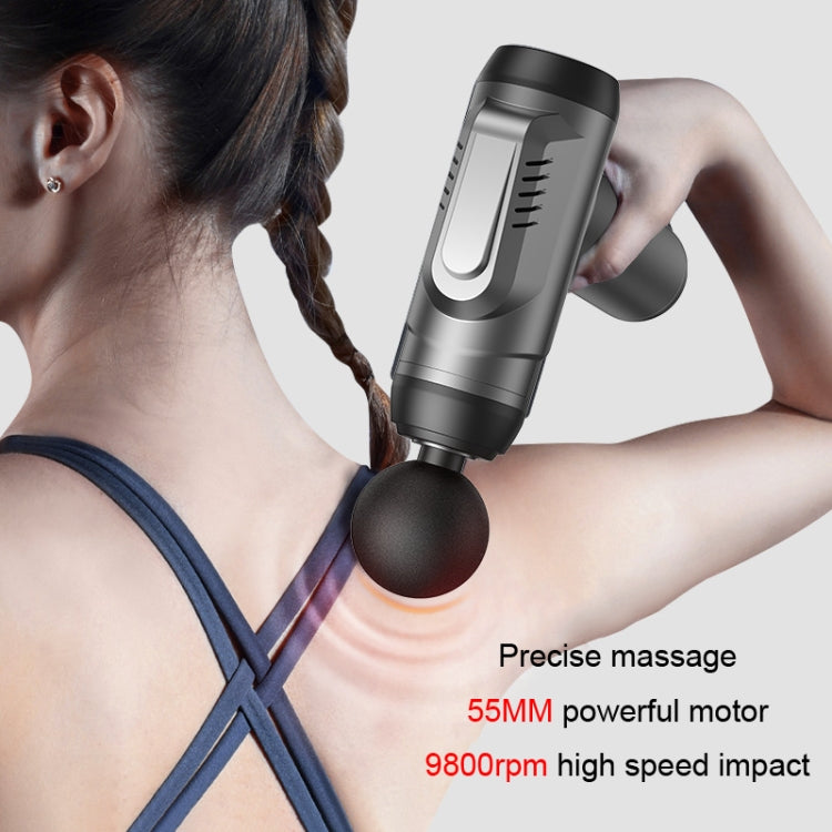 Konka 6 Speed Intelligent Fascia Gauge Muscle Relaxation Massager With 4 Massage Heads(Upgraded Model Green) - free shipping - PMC TechLife - Order now!