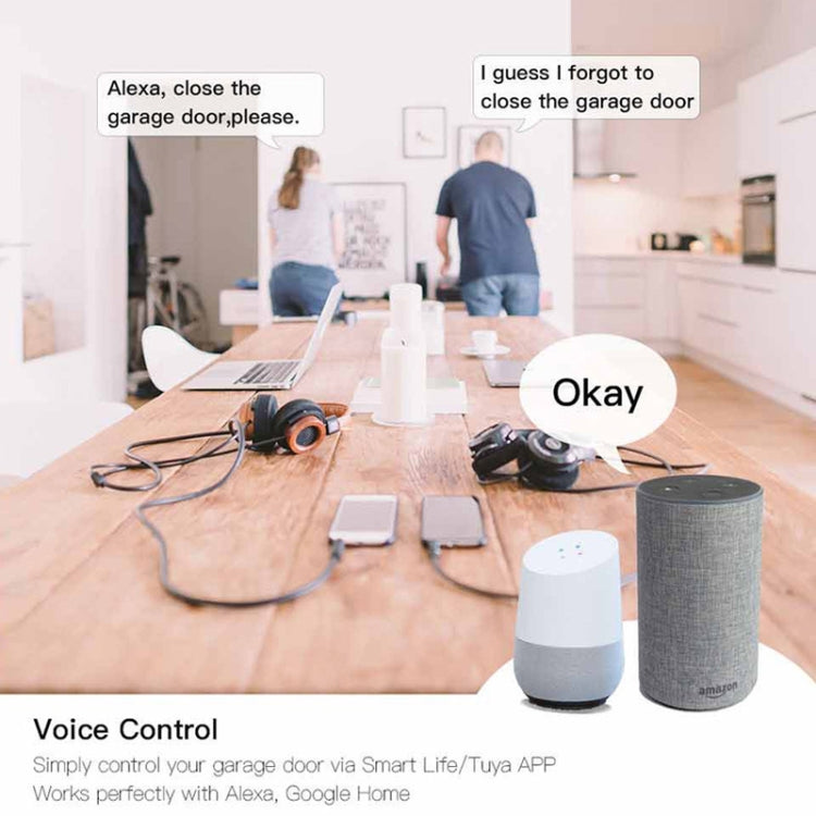 Tuya APP Remote Control WIFI Smart Garage Door Controller, Specification: AU Plug - free shipping - PMC Jewellery - Order now!