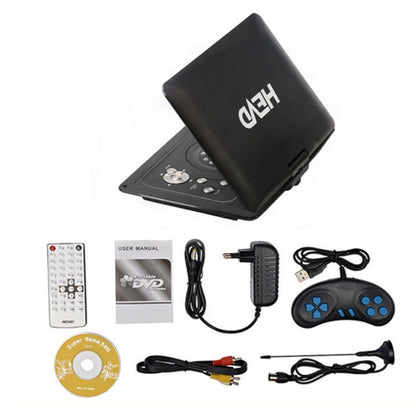 14.1-Inch Screen Portable DVD Player Support USB/SD/AV Input With Gamepad(UK Plug) - DVD & LCD Player by PMC Jewellery | Online Shopping South Africa | PMC Jewellery | Buy Now Pay Later Mobicred