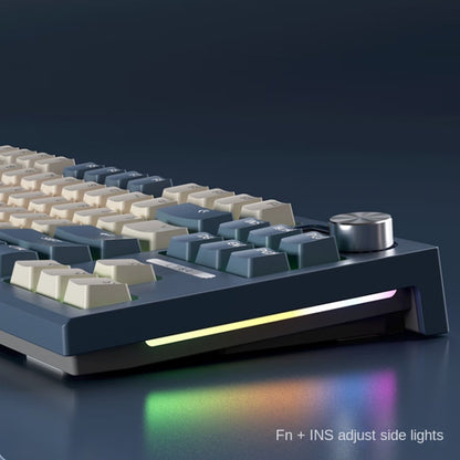 LANGTU LT84 Mechanical Luminous Keyboard, Style: Wired Single-mode Silver Gray Shaft (Dawn) - Wired Keyboard by LANGTU | Online Shopping South Africa | PMC Jewellery | Buy Now Pay Later Mobicred